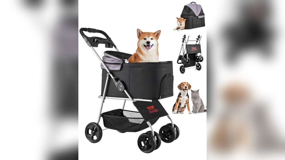 Best Cat Stroller With Detachable Carrier for Easy Travel and Comfort