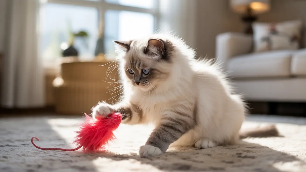 How Often Buy Cat New Toy