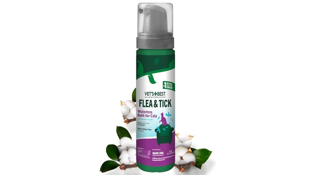 Vet&rsquo;S Best Flea & Tick Waterless Bath for Cats Reviews: Effective Natural Care